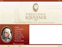 Tablet Screenshot of precioussouvenir.com